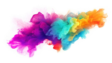 PNG A colorful smoke explosion backgrounds paint