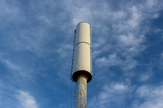 cell tower and sky