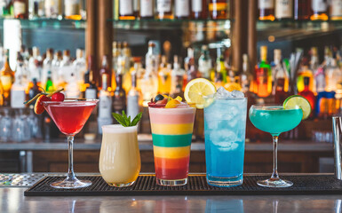 Cocktails Awaiting Your Enjoyment