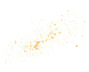 PNG A vector glowing gold light effect illustration background night.