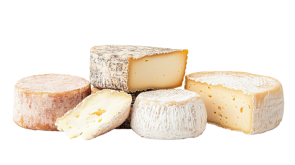 Cheese isolated on white transparent background