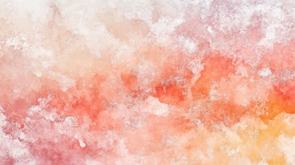 Obraz premium Abstract Watercolor Background with Red and Orange Shades