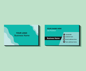 Modern Business Card, Creative and Clean Business Card Template