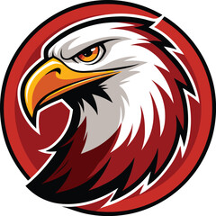 Fototapeta premium Majestic Flight Eagle Logo Design for Powerful Branding