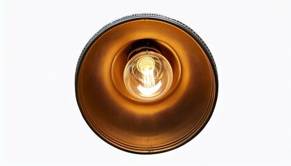 old lamp isolated on white