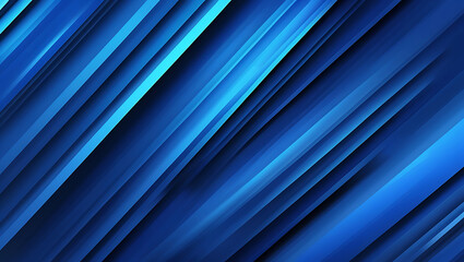 Fototapeta premium Abstract blue gradient background with diagonal striped