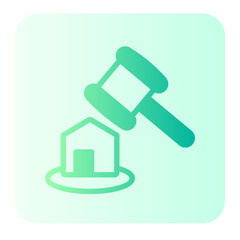 Auction gradient icon
