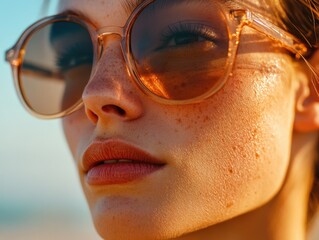 Woman with sunglasses