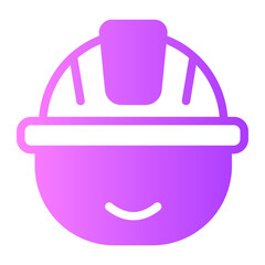 Worker gradient icon