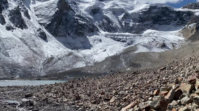 Gauri Kund, is a holy lake at the base of Adi Kailash in Uttarakhand, India