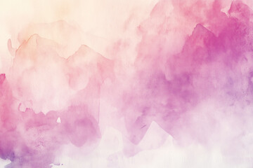 Fototapeta premium purple watercolor drawing, background, on white paper