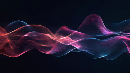 Fototapeta premium Brain waves. understanding the brain's vibration and frequency chart. Oscillation. Illustration