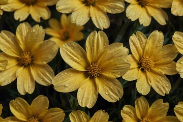 Obraz premium closeup of yellow flower
