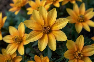 Obraz premium bunch of yellow flowers