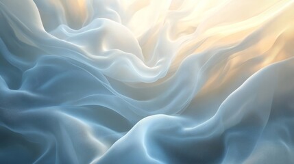 Obraz premium Mystical Dreamlike, ethereal patterns with light and shadow interplay. Generative AI