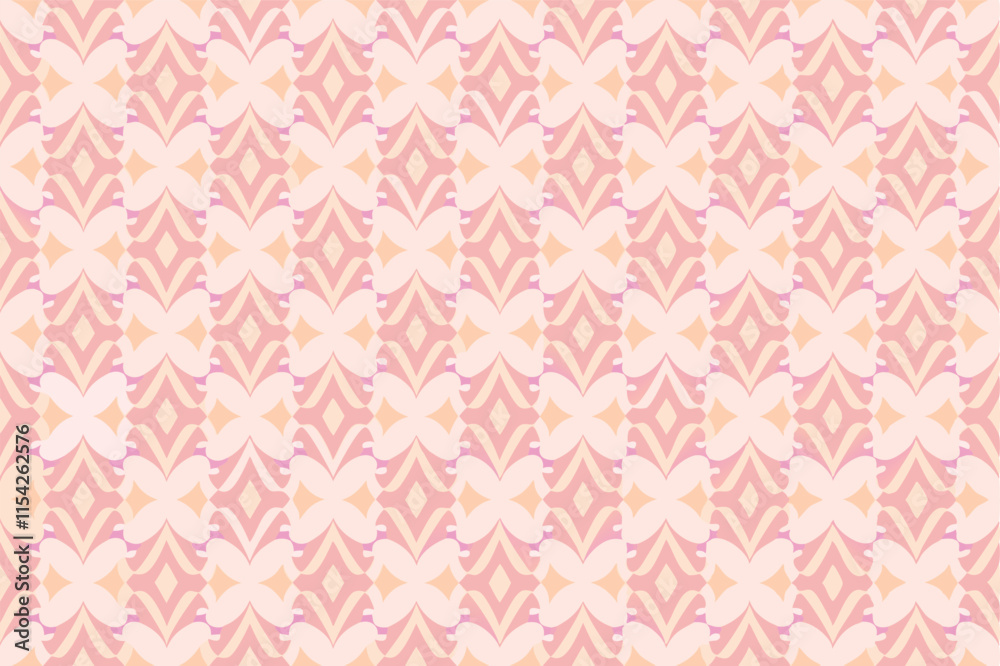 Poster intricate floral vector pattern with a soft gradient background, perfect for wallpapers or fabric de
