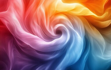 Color Swirls Soft swirling patterns of color blending and flowing. Generative AI
