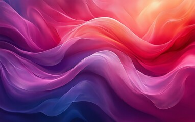 Obraz premium Color Swirls Soft swirling patterns of color blending and flowing. Generative AI