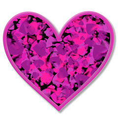 3D Heart  Valentine's Day Transparent Asset