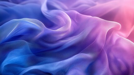 Obraz premium color transition blending blues with bright purples. Generative AI