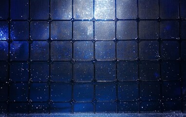 grid with intricate and light. Generative AI