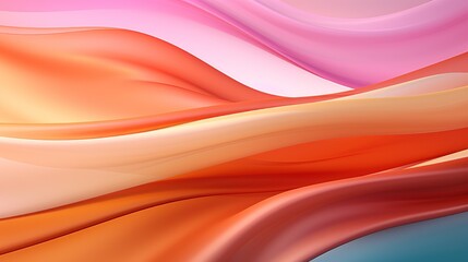 Fototapeta premium Abstract Swirls of Pastel Hues: A Digital Art Piece