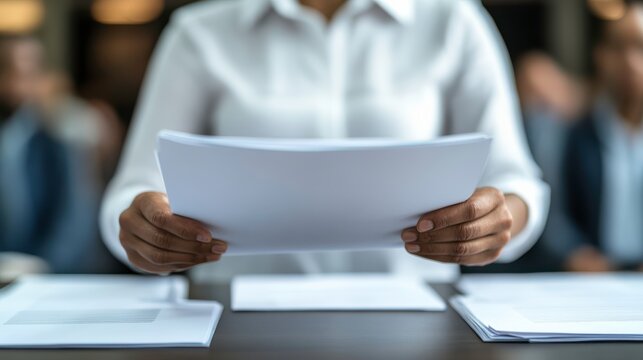 Leader Presenting Project in Conference Room