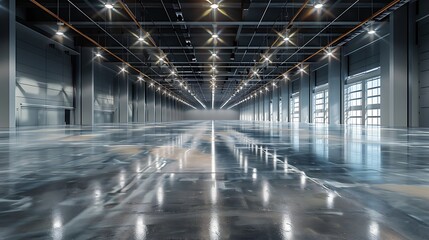 Empty hall exhibition centre.The backdrop for exhibition stands, booth,market,trade show.Conversation for activity,meeting.Arena for entertainment,event,sports.Indoor for Factory,showroom.3d render.