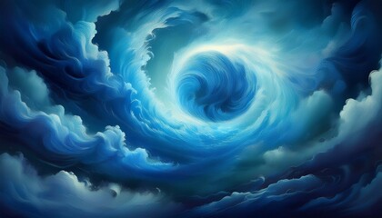 blue clouds vortex power heritage