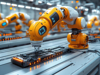 Robotic Assembly Line: Automated Manufacturing and Technology