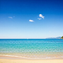 peaceful quiet paradise seascape beautiful seashore under moon light