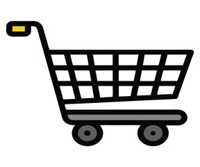 Shopping Cart Icon Vector Graphic EPS