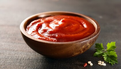 bowl of sriracha sauce