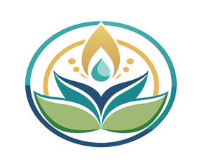 Simple Spa Logo Design EPS Vector