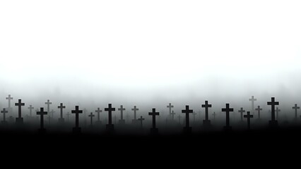 A simple black and white gradient evoking a sense of calm and respect, honoring the fallen soldiers and the legacy of World War II.