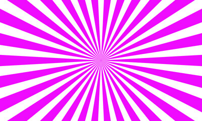 Pink and White Radial Sunburst Background