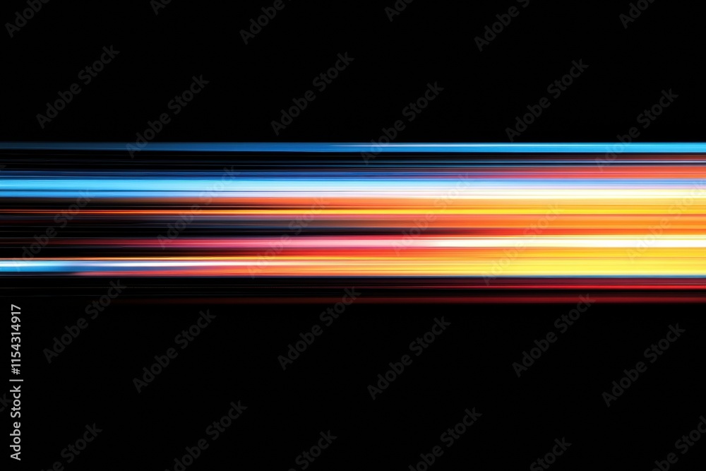 Poster dynamic abstract streaks of colorful light create a vibrant visual experience in an artistic display