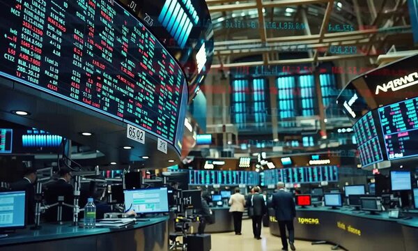 The Heart of Finance: A Glimpse into the Bustling Stock Exchange