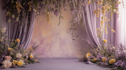 Photoshoot Backdrop Digital Backdrop | Fine Art Curtain  Wall Textures for Studio Photography | Elegant Photoshoot Background and Overlay Design