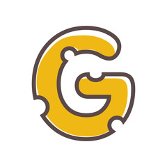 Cheese letter G