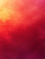 Obraz premium Bright Red Color Gradient Background with a Grainy Texture, Generative AI