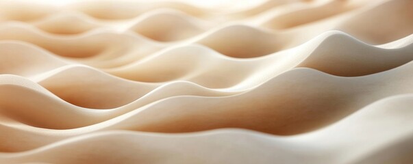 Obraz premium Abstract Beige Tones Gradient Background with a Grainy Texture. Soft, Simple, Minimalist, Vintage, Flat, Blurred Background for Design, Print, Presentation, or Packaging., Generative AI