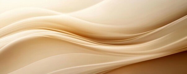 Obraz premium Abstract Beige Tones Gradient Background with a Grainy Texture. Soft, Simple, Minimalist, Vintage, Flat, Blurred Background for Design, Print, Presentation, or Packaging., Generative AI