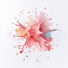 Vibrant Watercolor Splash of Expression and Creativity