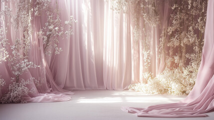 Photoshoot Backdrop Digital Backdrop | Fine Art Curtain  Wall Textures for Studio Photography | Elegant Photoshoot Background and Overlay Design