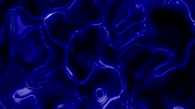 Des tourbillons liquides d'un bleu profond pour des conceptions, des arri&egrave;re-plans, des impressions d'art, des emballages ou des contenus de marque recherchant des motifs abstraits et fluides