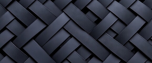 A background illustration with a digital art design of black carbon fiber material.