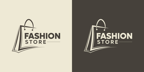 Shopping logo fashion logo beauty logo boutique logo