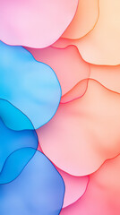 Abstract Watercolour Geometric Shapes