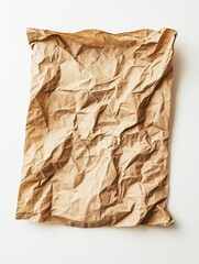 Brown Paper on White Surface